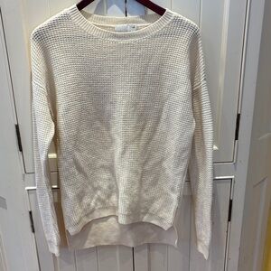 Women's Cream Merino Wool Sweater